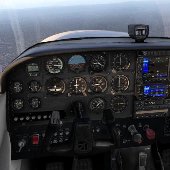 Cessna 172 cockpit xplane